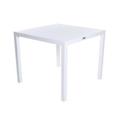 Noosa Dining Table 90 x 90cm - White – full product, alternate