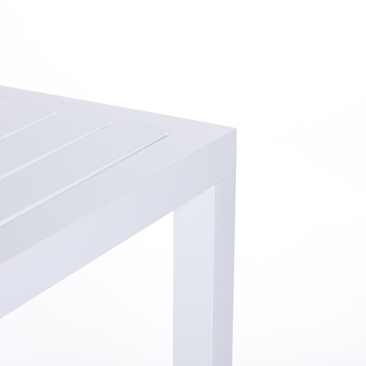 Noosa Dining Table 90 x 90cm - White – detail