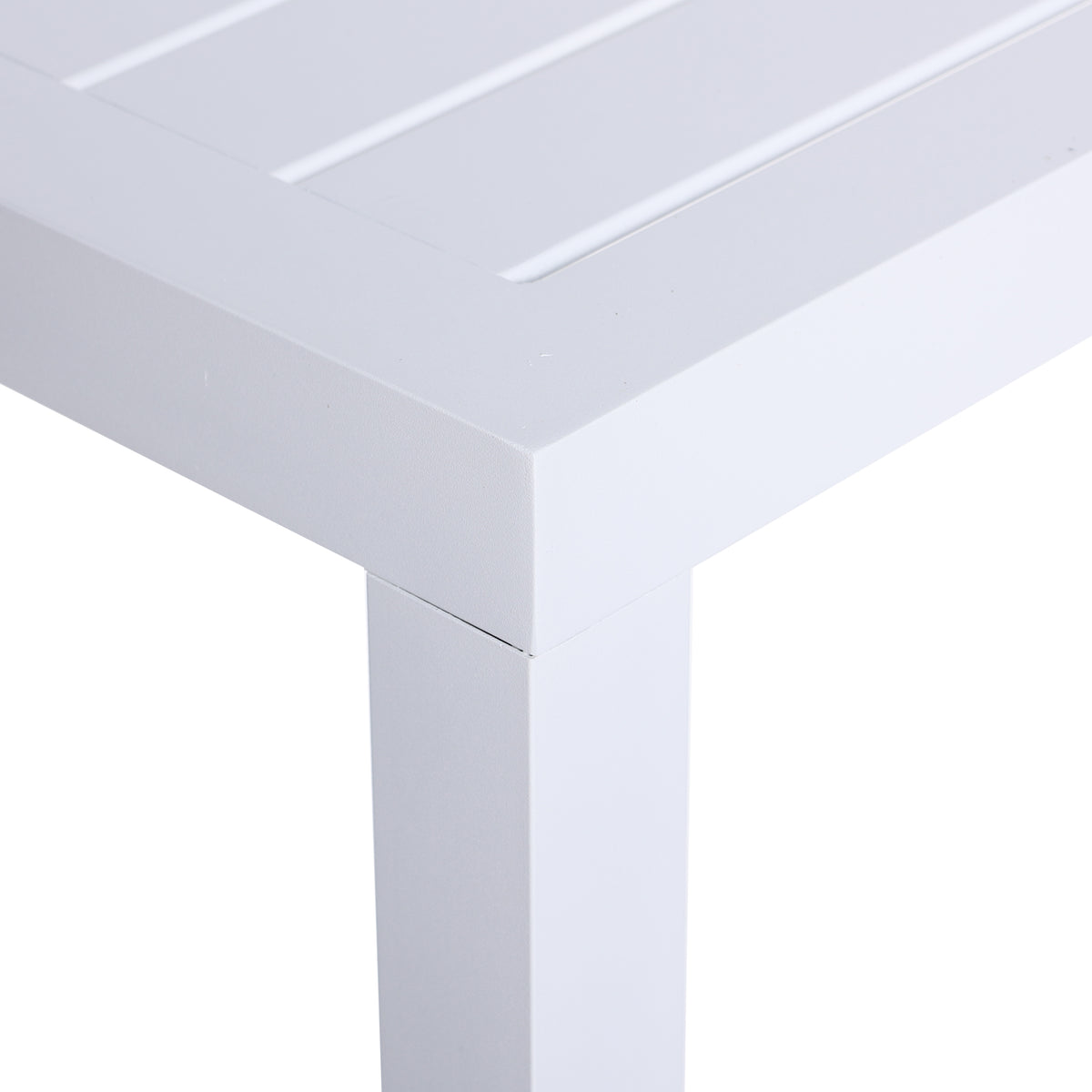 Noosa Dining Table 90 x 90cm - White – detail