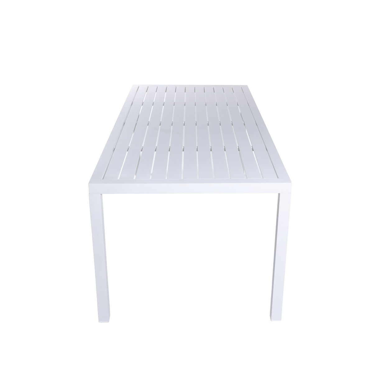 Noosa Dining Table 200 x 90cm - White – full product, alternate