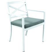 Shelta Bridgeport Premium Aluminium Dining Chair with Arms image 0