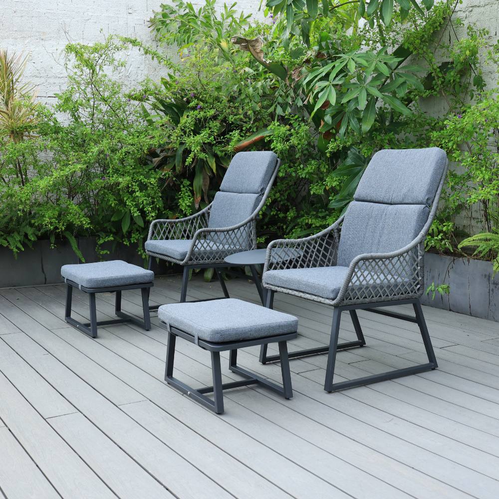 Noosa 5-Piece Chat Setting - Gunmetal image 4