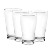 Unbreakable Conical Beer Certified And Nucleated Glass 425Ml - Set Of 4 image 0