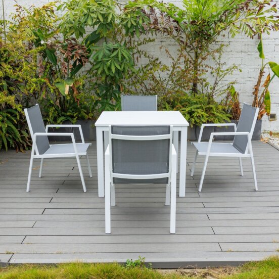 Bondi Sling 5-Piece Dining - White image 4