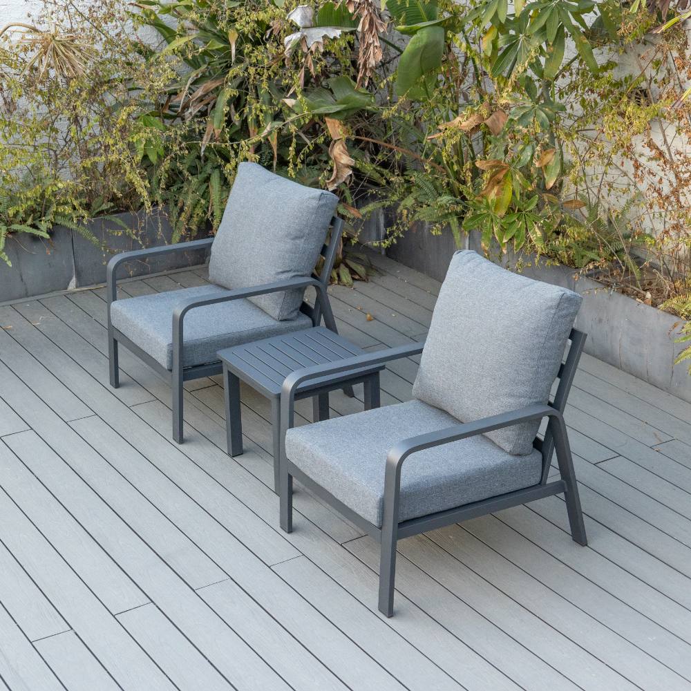 Bondi 3 Piece Lounge - Gunmetal image 1