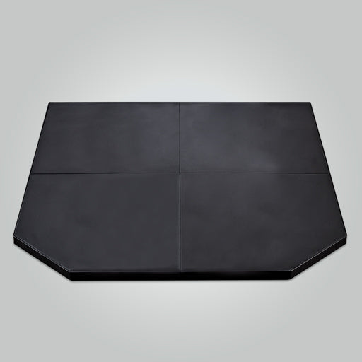 Matte Black Tile Straight Wall Hearth 1200 x 1200 image 0
