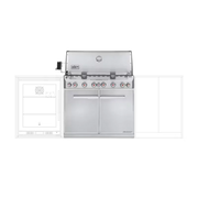 Weber Summit S660 NG Built In Stainless Steel image 0