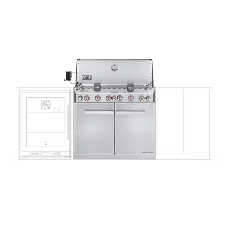 Weber Summit S660 NG Built In Stainless Steel image 0