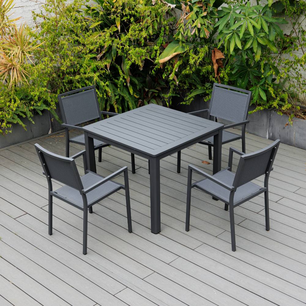 Noosa 5 Piece Dining - Gunmetal image 2
