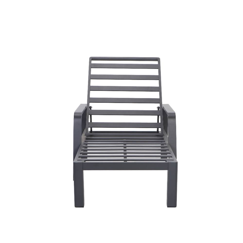 Bondi Sun Lounge with Cushion - Gunmetal image 34
