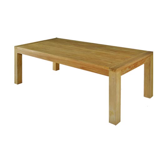 Montego Teak Timber Dining Table - 210 x 100 x 75 image 0