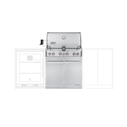 Weber Summit S-460 built-in gas barbecue stainless steel
