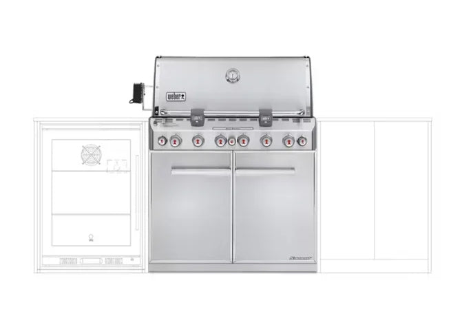 Weber Summit S-660 Built-In Gas BBQ - Stainless Steel (LPG) image 0