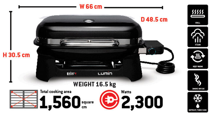 Weber Lumin Electric Barbecue image 5