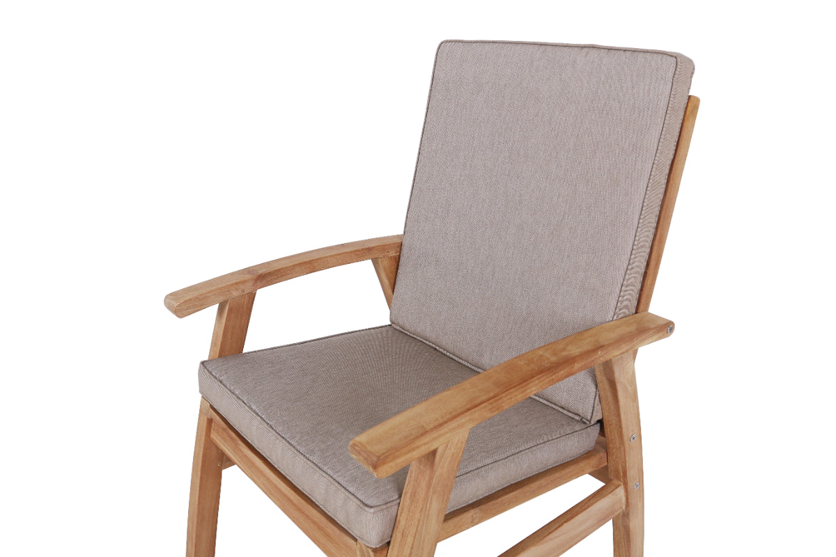Flinders High Back Cushion ONLY - Mocha image 0