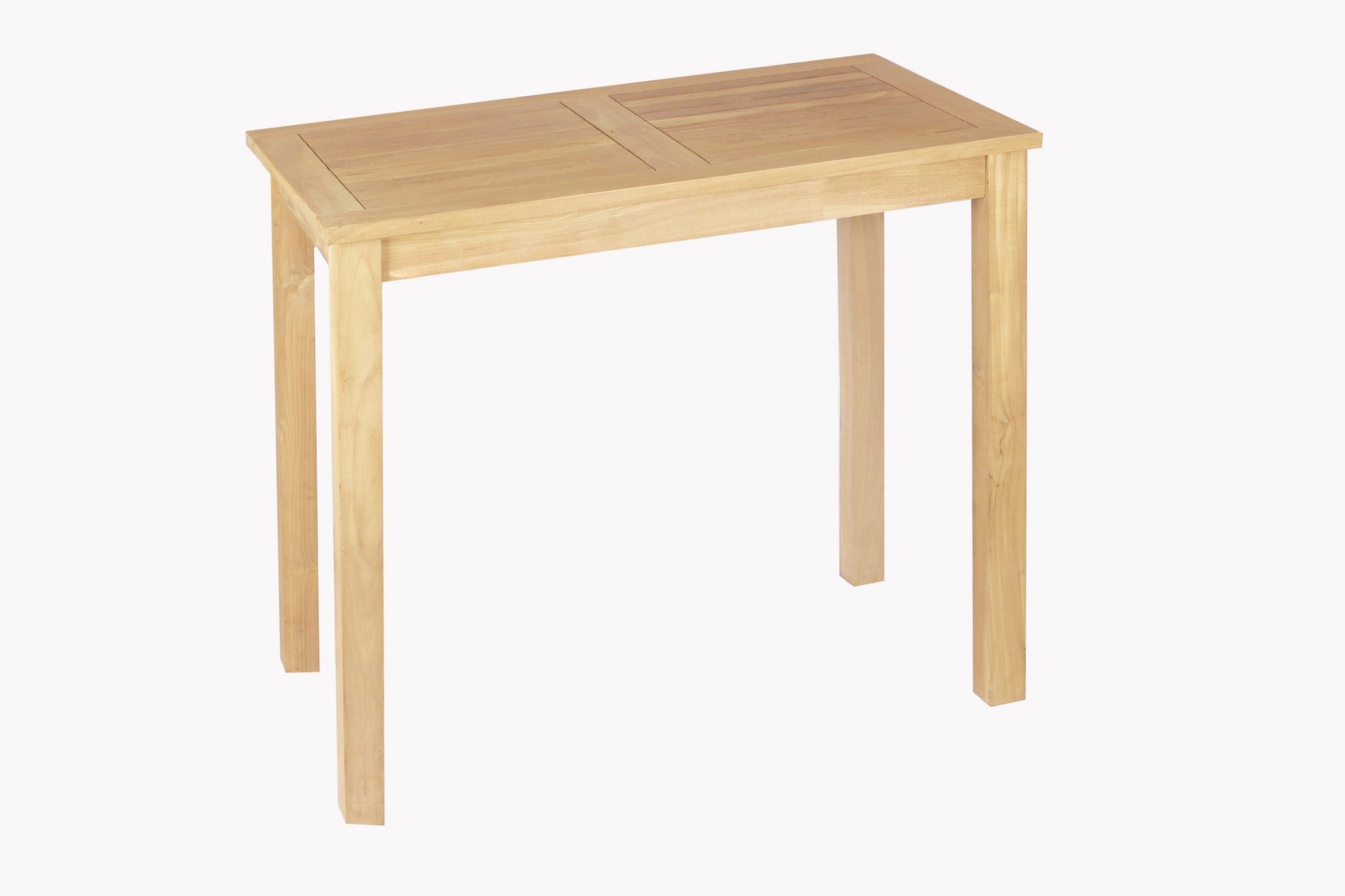 Montego Teak Timber Bar Table - 120x70x100H - Rectangle image 0