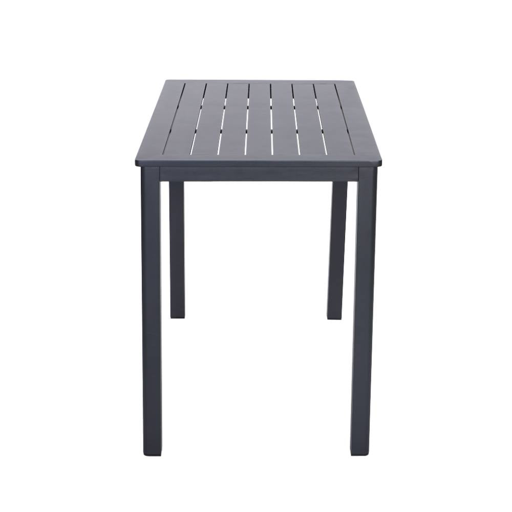 Bondi Bar Table 140cm x 76cm - Gunmetal image 1