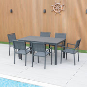 Noosa 7 Piece Dining Set - Gunmetal image 0