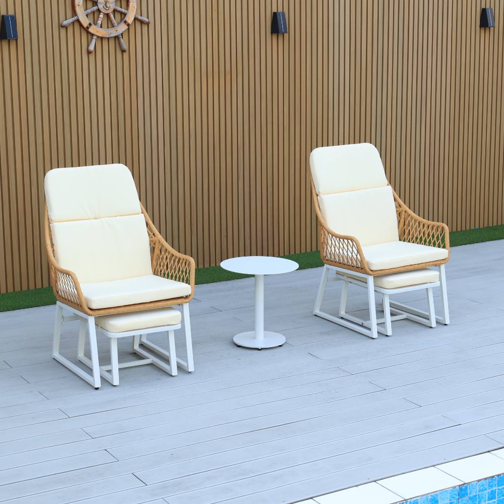 Noosa 5-Piece Chat Setting - White image 3