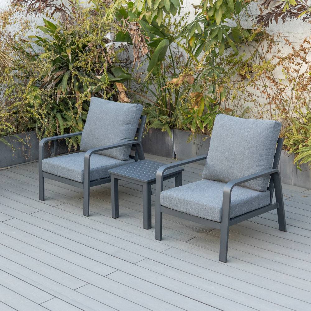 Bondi 3 Piece Lounge - Gunmetal image 13