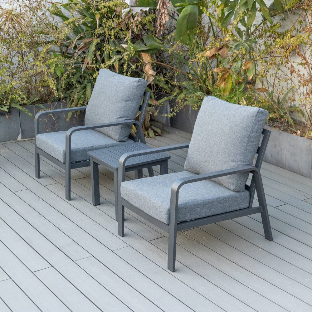 Bondi 3 Piece Lounge - Gunmetal image 15