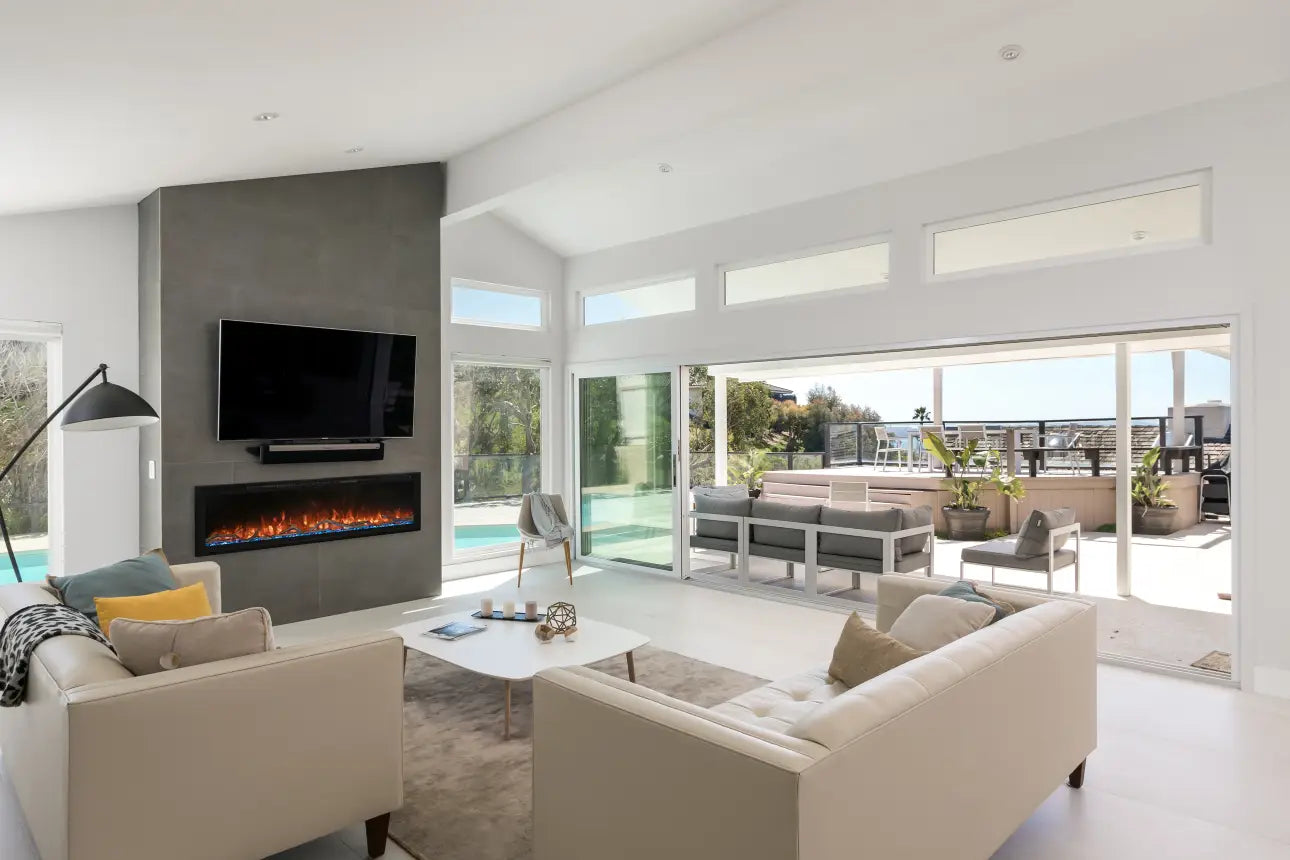 Modern Flame Spectrum 50 inch Slimline With Log Set image 2