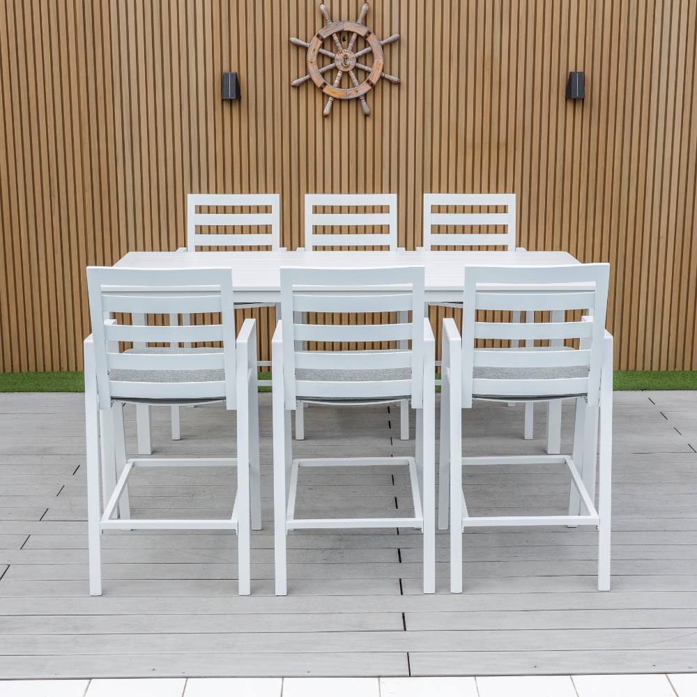 Bondi 7 Piece Bar (210/93) - White image 6