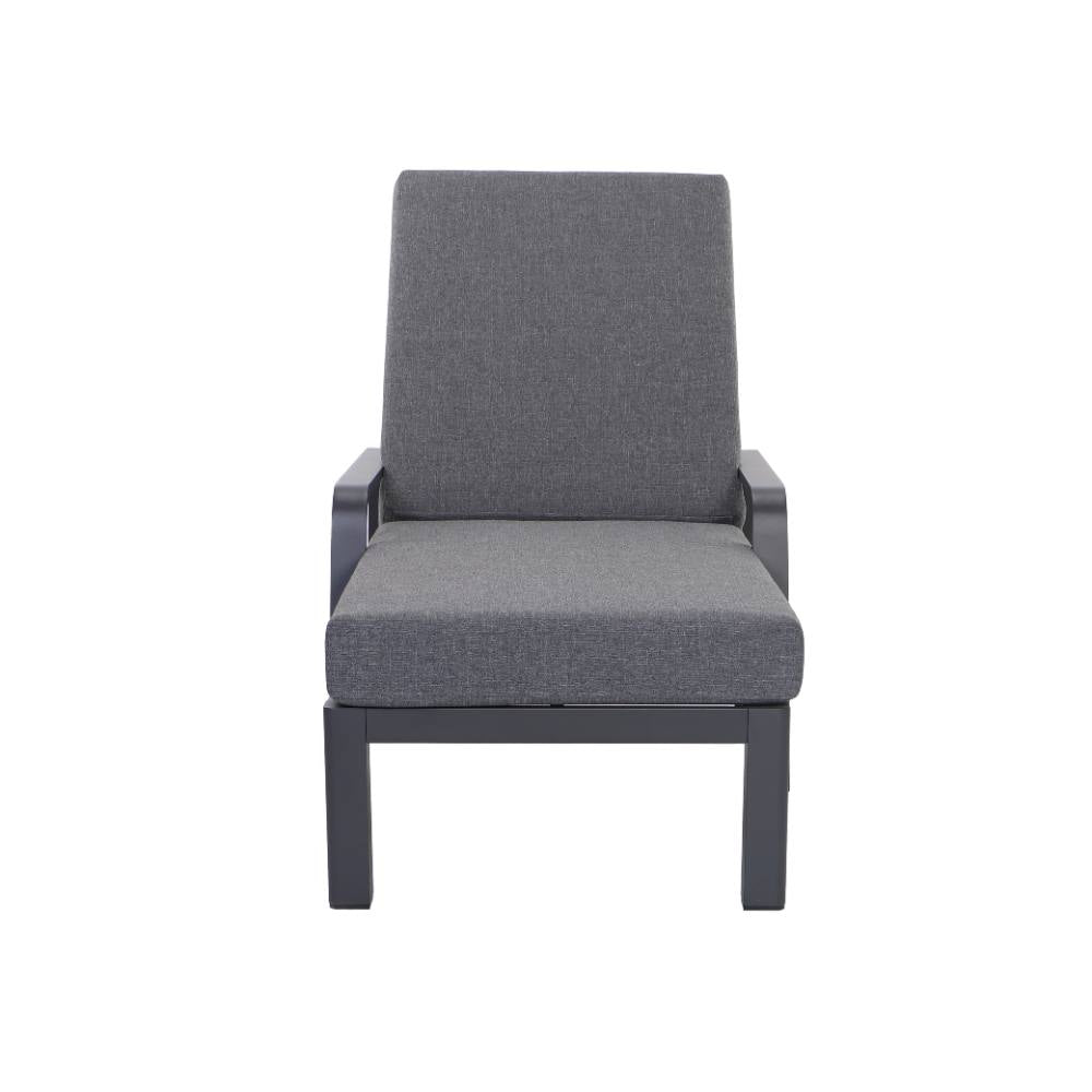 Bondi Sun Lounge with Cushion - Gunmetal image 12