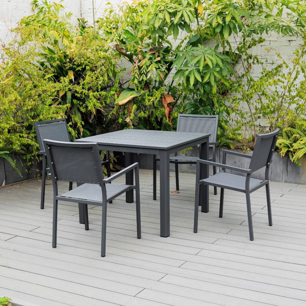 Noosa 5 Piece Dining - Gunmetal image 1