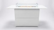 Bondi Gas Fire Pit Bar Table White image 0