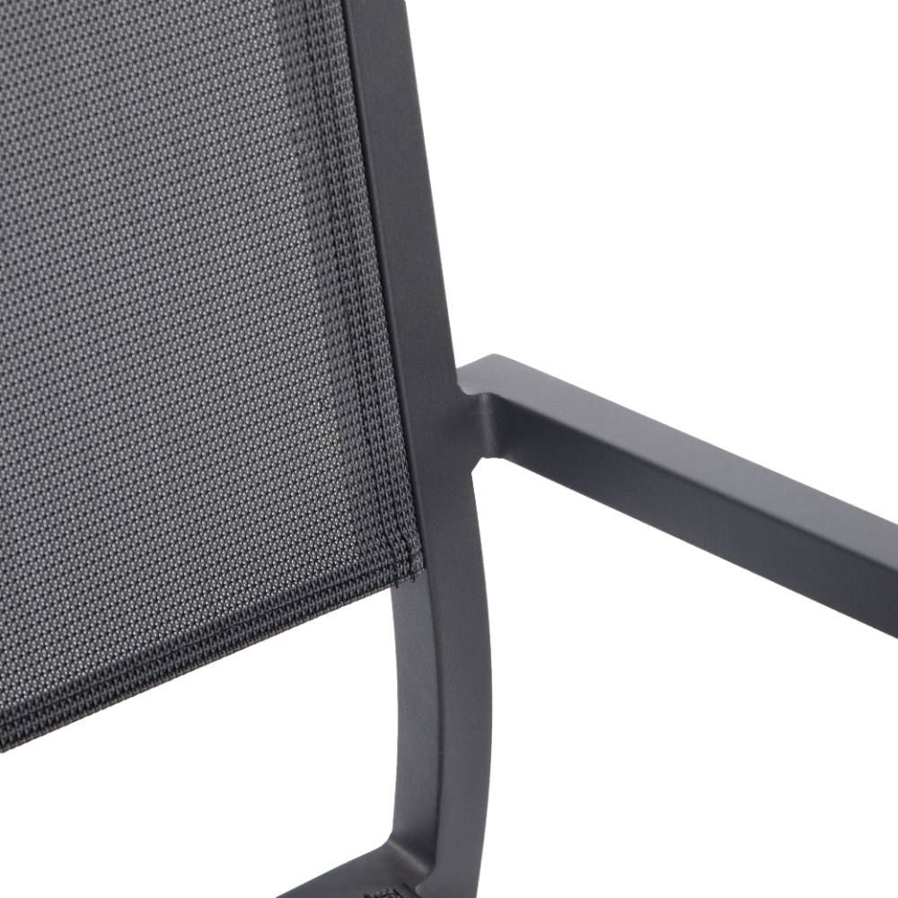 Noosa Sling Dining Chair - Gunmetal image 7
