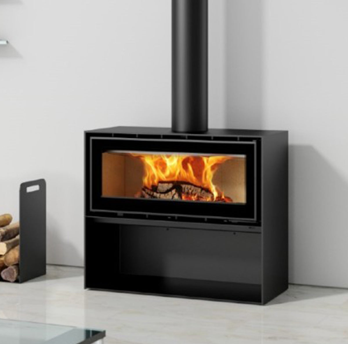 Linea 100 L Wood Burning Fireplace image 0