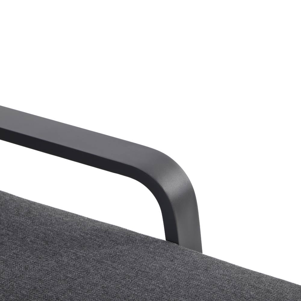 Bondi Sun Lounge with Cushion - Gunmetal image 16