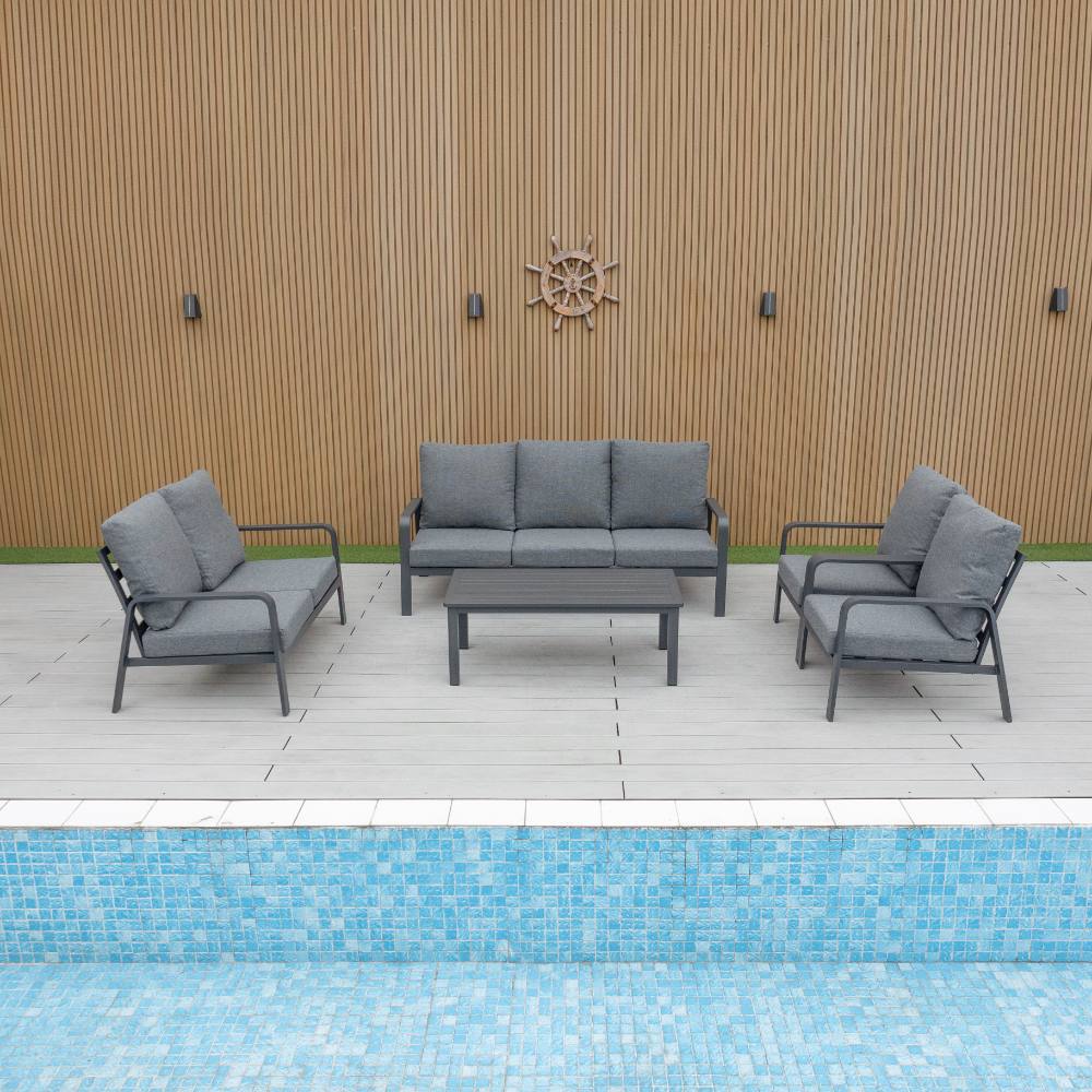Bondi 5 Piece Lounge - Gunmetal image 0