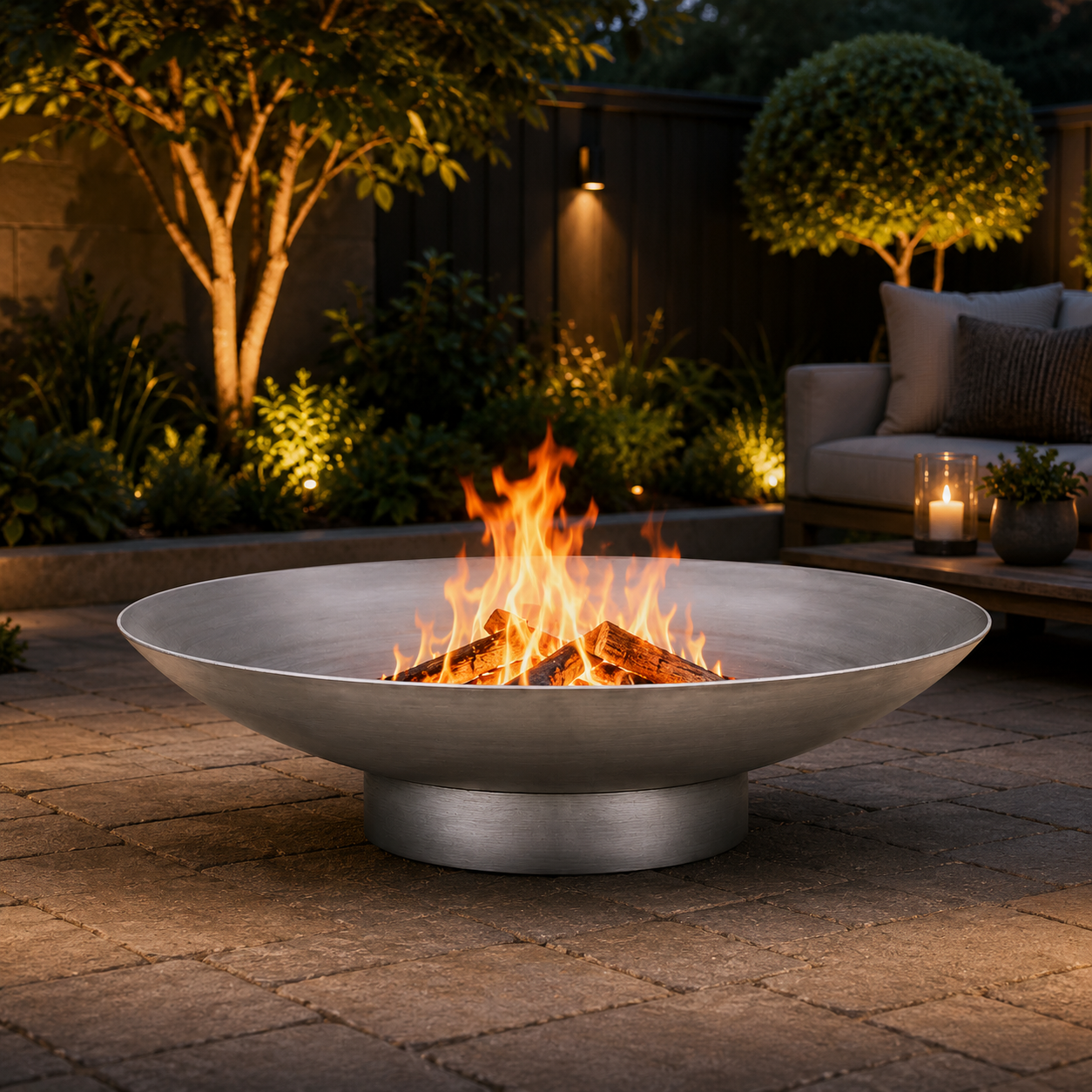 110cm Boston Stainless Steel Firepit