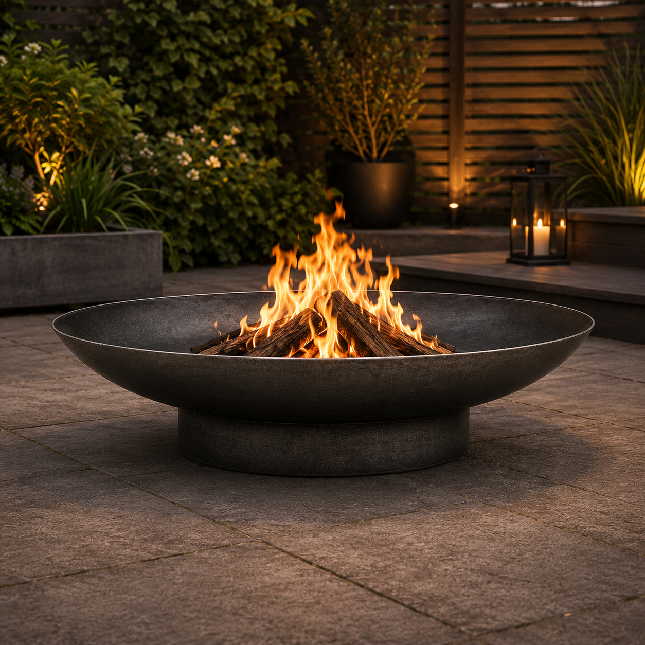 110cm Boston Steel Firepit