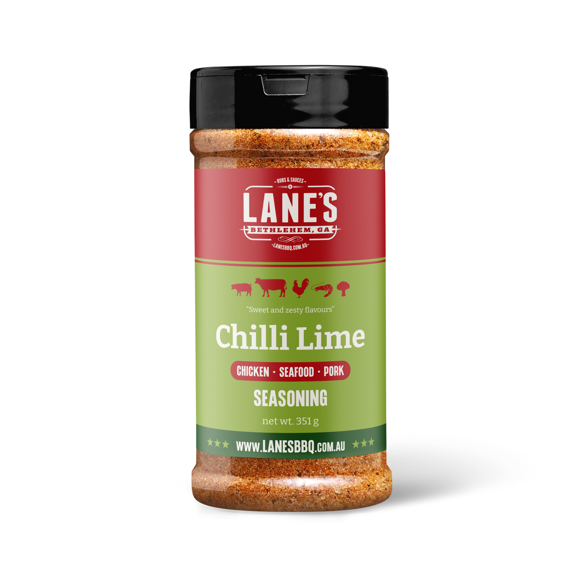 Lane's BBQ Chilli Lime Rub – Pitmaster