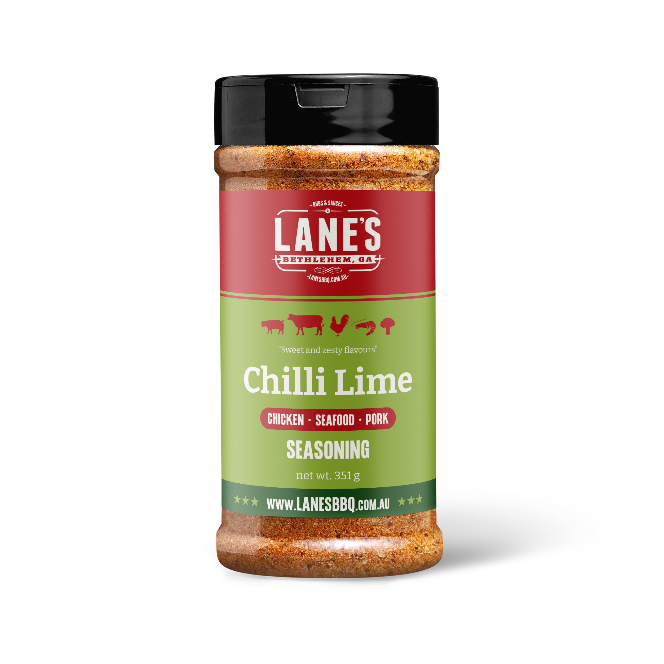 Lane's BBQ Chilli Lime Rub – Pitmaster