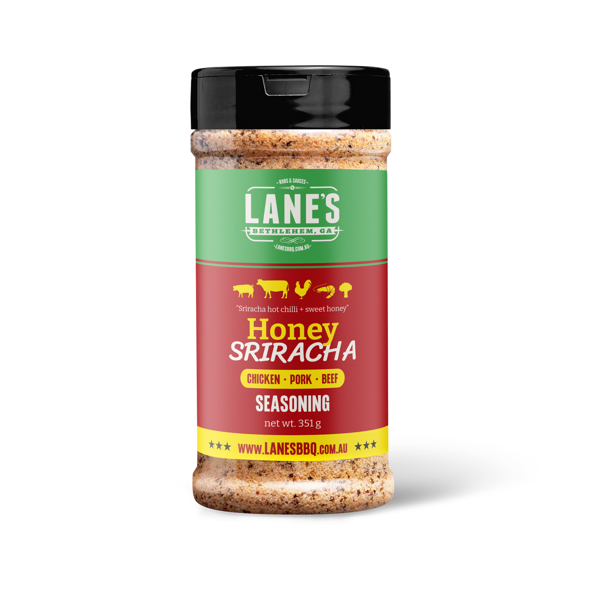 Lane's BBQ Honey Sriracha Rub – Pitmaster