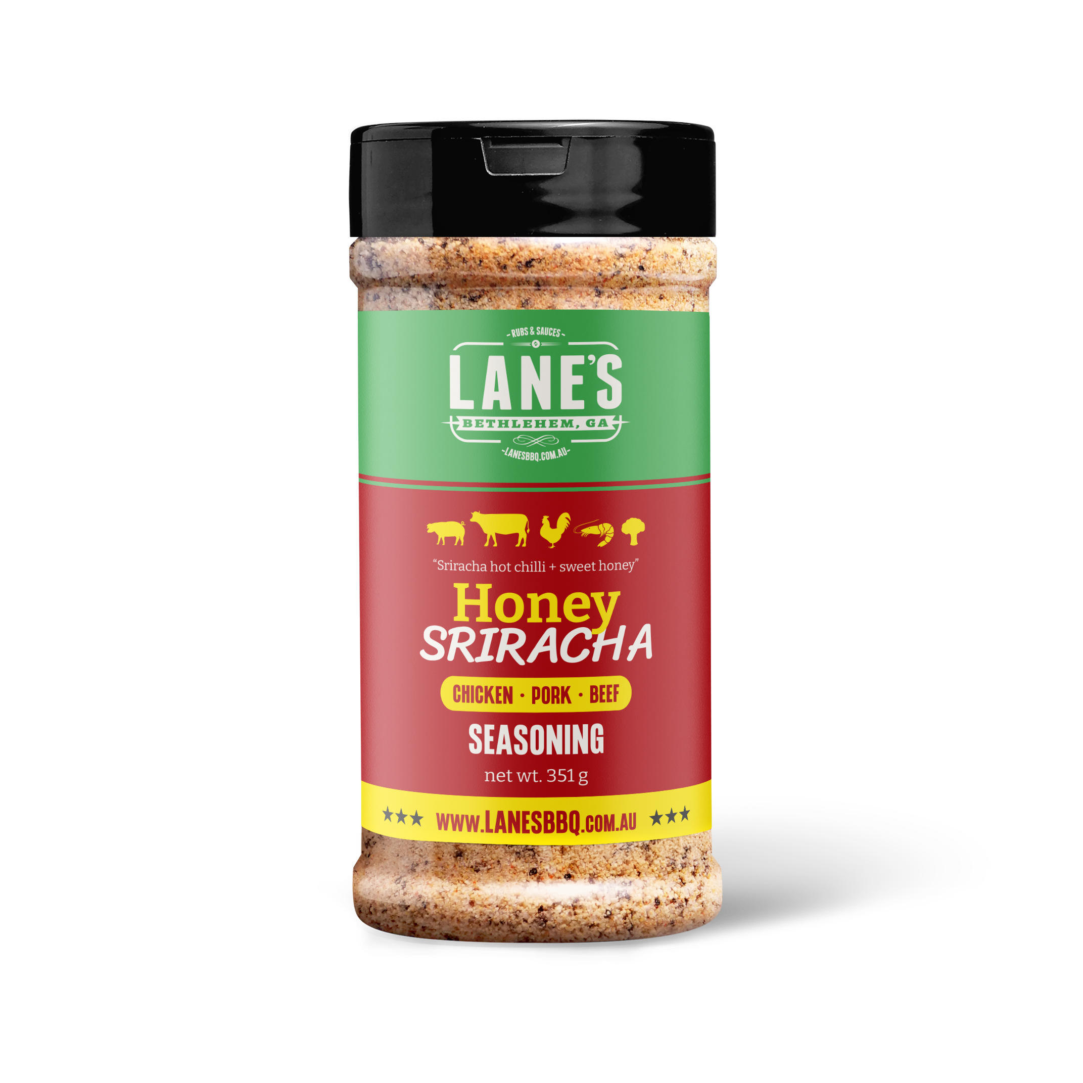 Lane's BBQ Honey Sriracha Rub – Pitmaster