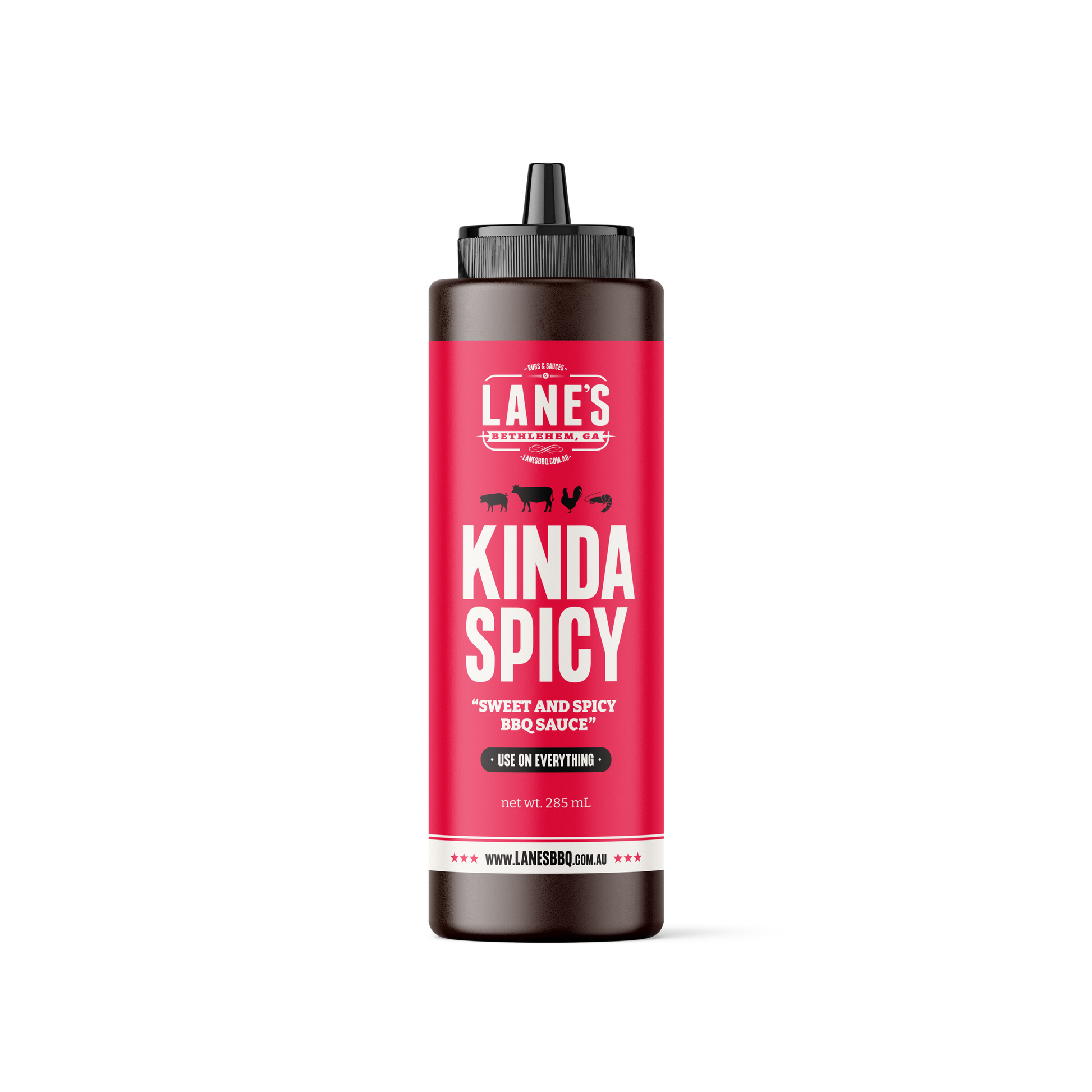 Lane's BBQ Kinda Spicy Sauce – Small