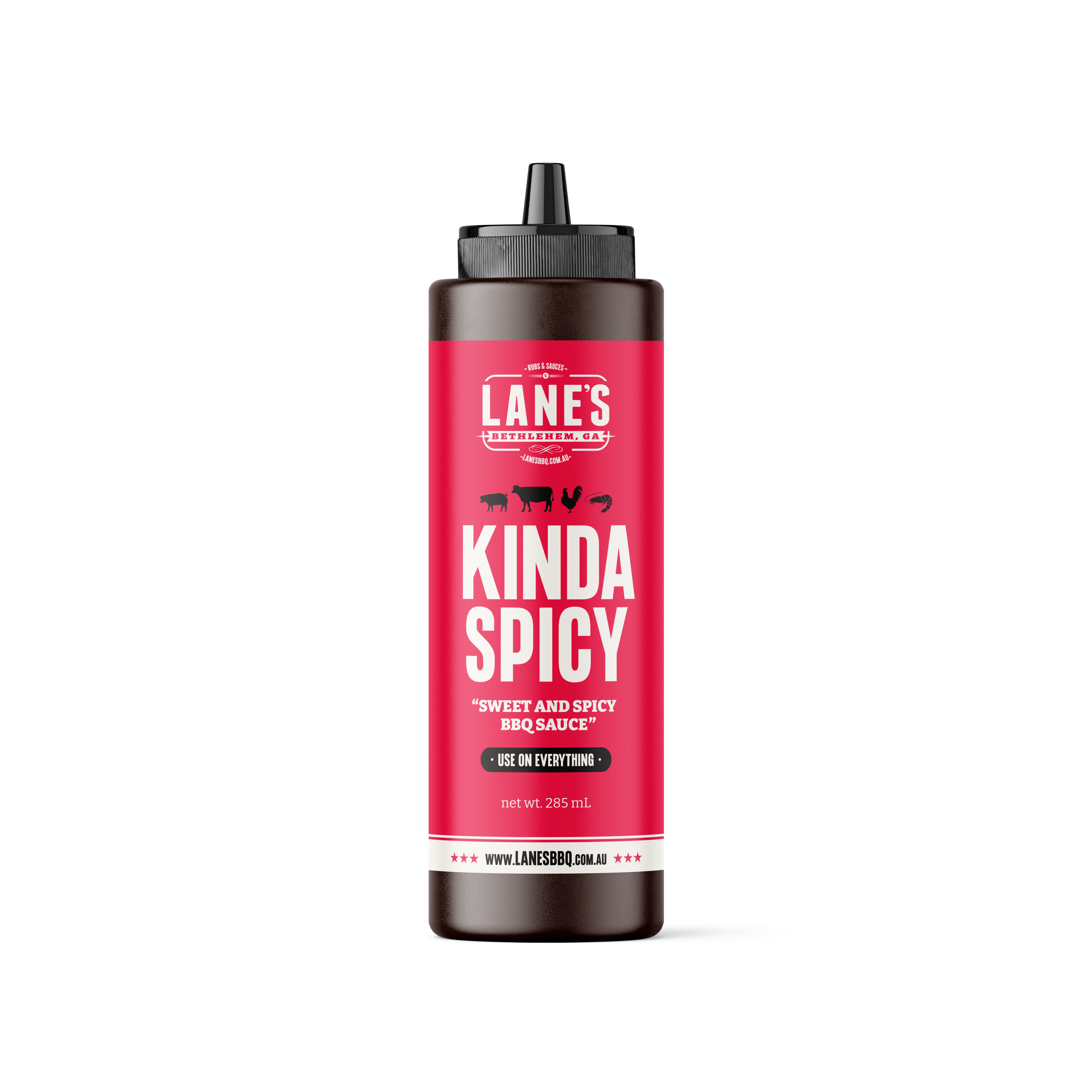 Lane's BBQ Kinda Spicy Sauce – Small