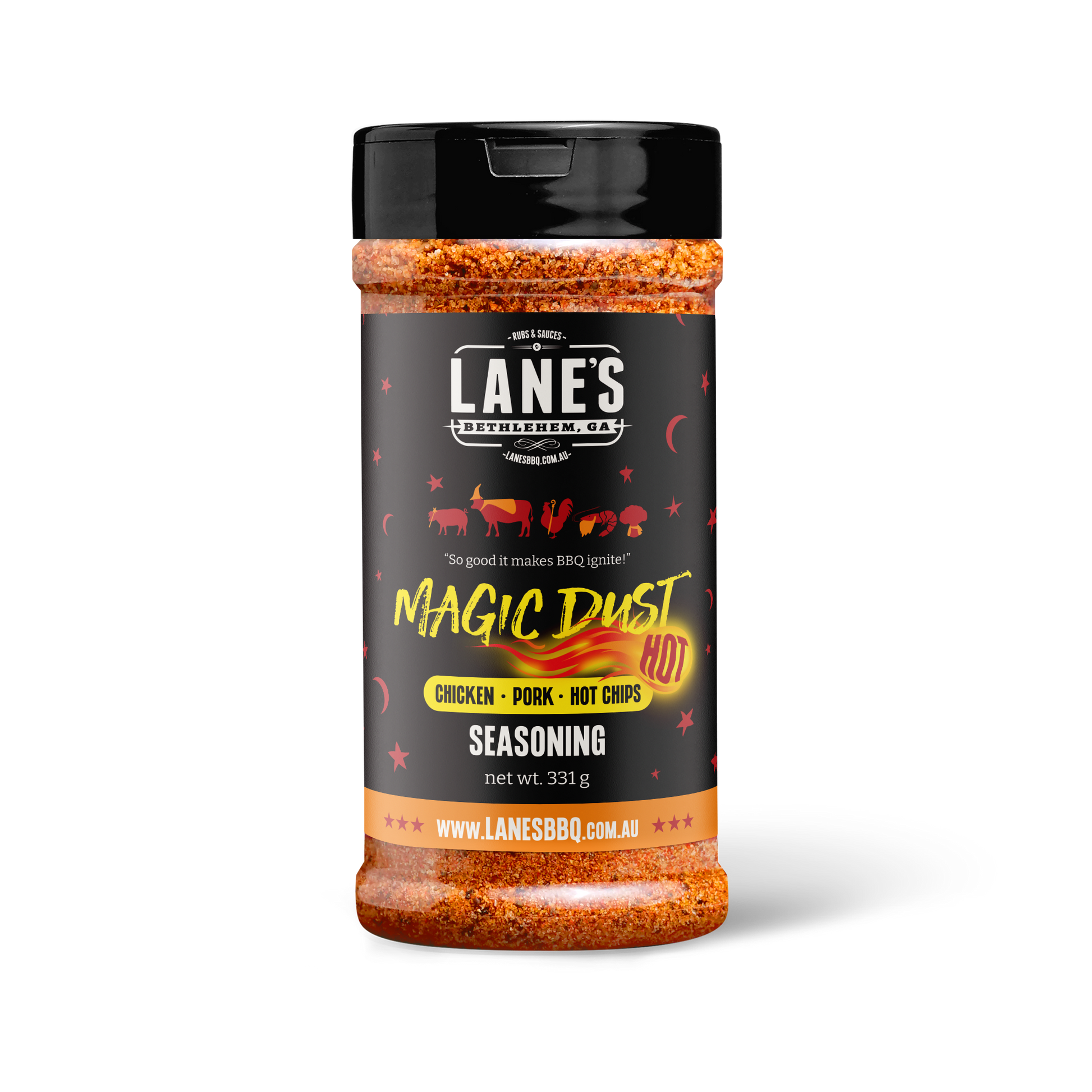 Lane's BBQ Magic Dust Hot – Pitmaster
