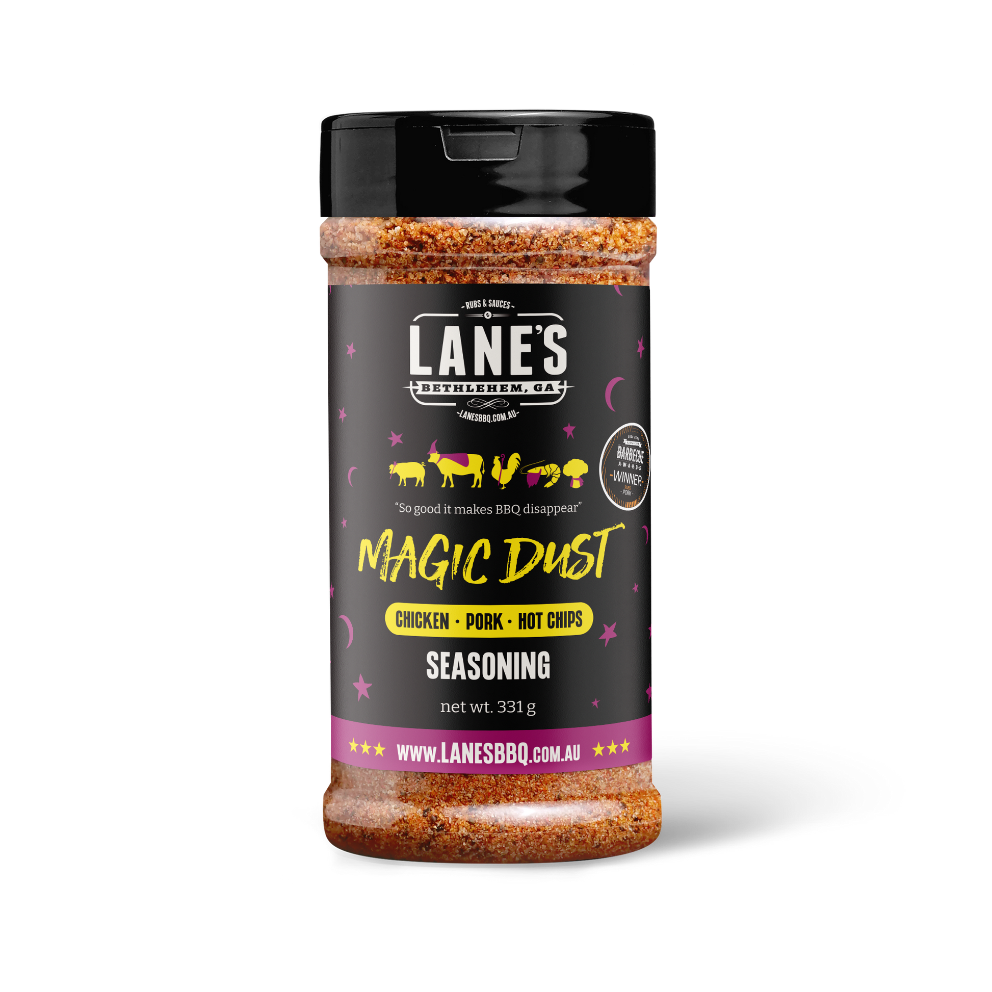 Lane's BBQ Magic Dust Rub – Pitmaster