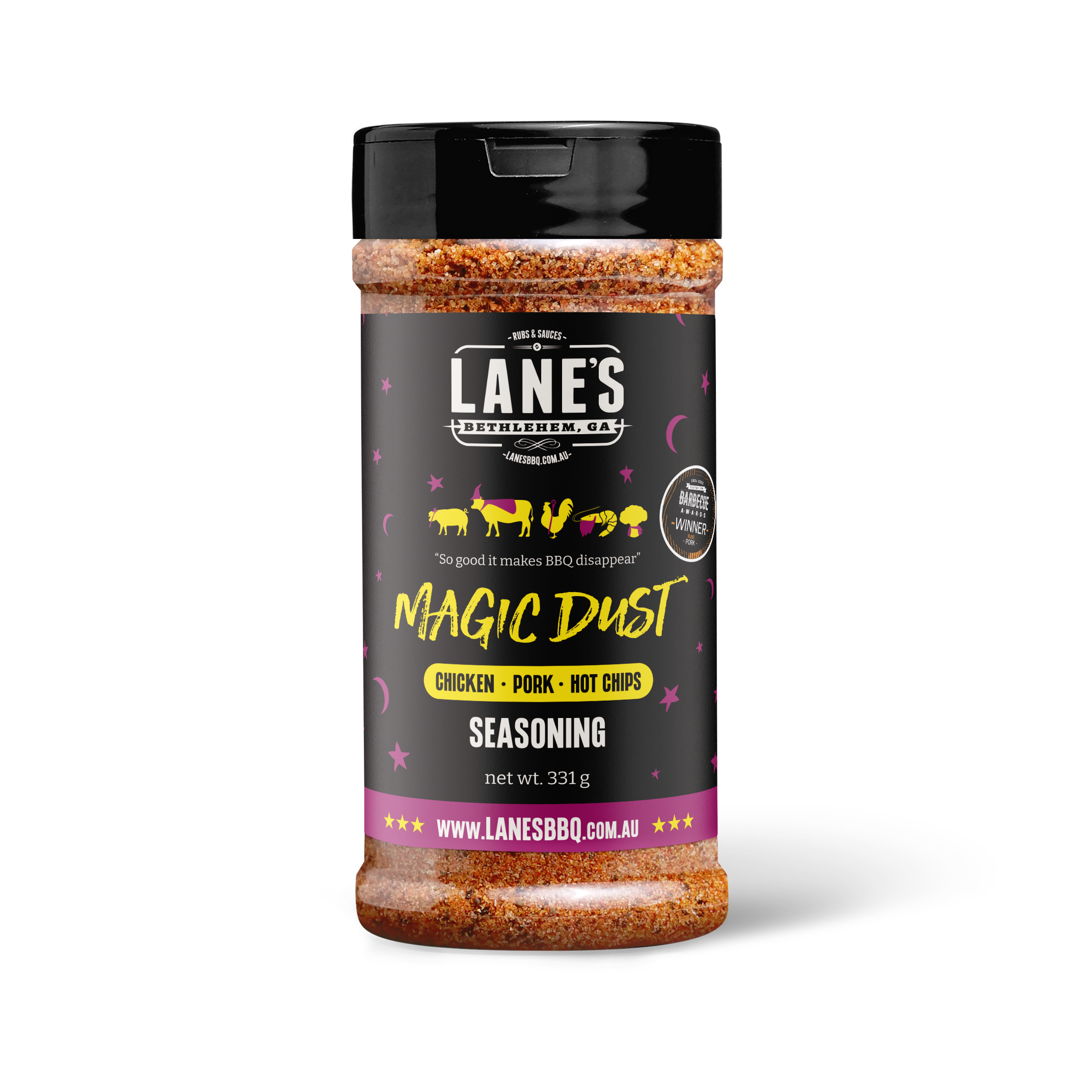 Lane's BBQ Magic Dust Rub – Pitmaster