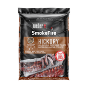 Weber Hickory All-Natural Hardwood Pellets 9kg product pack