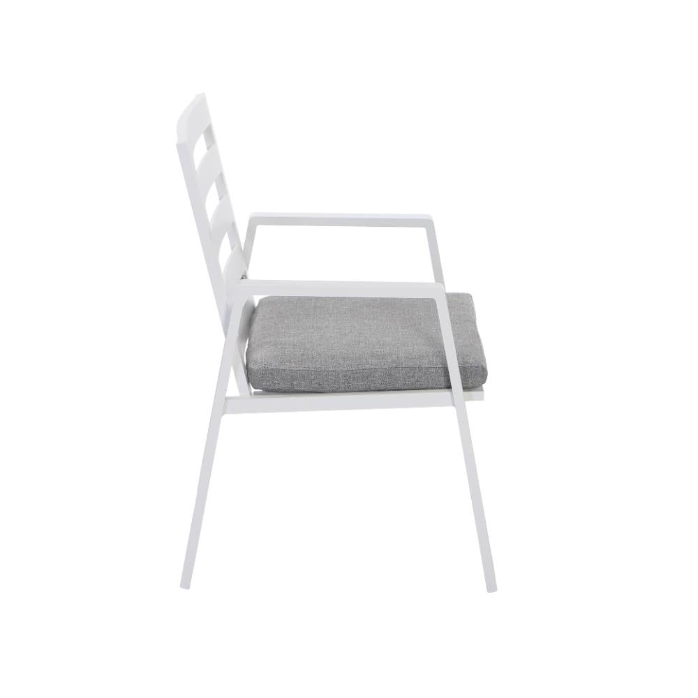 Bondi 5 Piece Dining (140/76) - White image 4