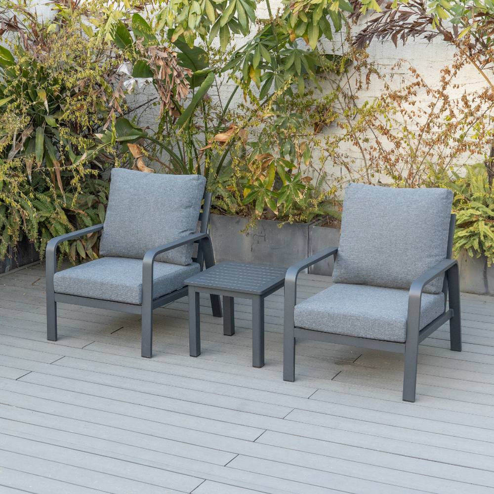 Bondi 3 Piece Lounge - Gunmetal image 11
