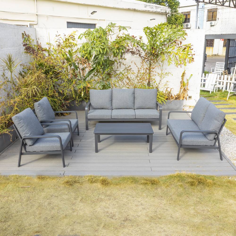Bondi 5 Piece Lounge - Gunmetal image 12