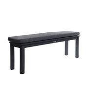 Bondi Bench with Cushion 140cm - Gunmetal – supplier photograph 1